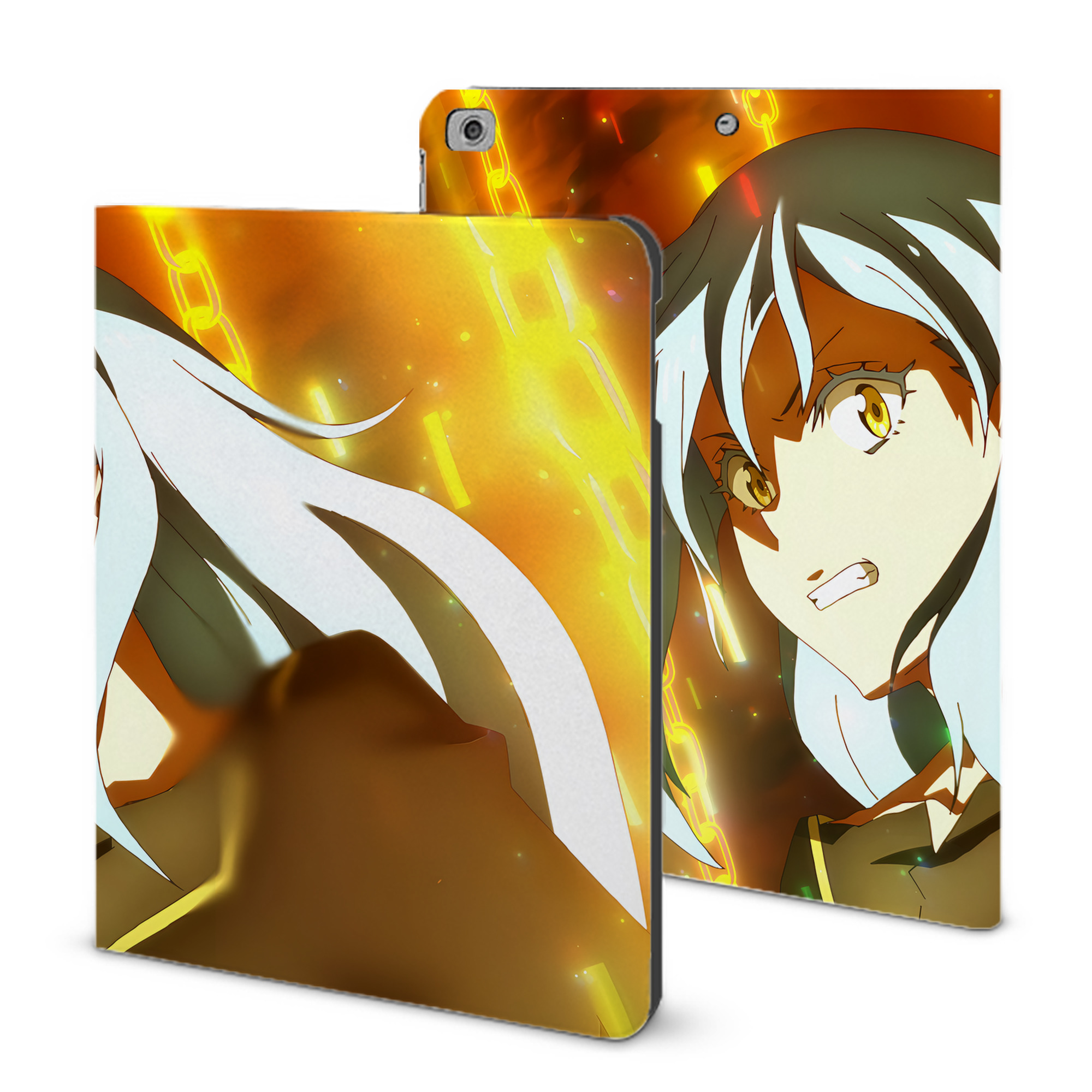 （画像用） 転スラ Regarding Reincarnated to Slime IPad ケース ブック型 PUレザー TPU 耐衝撃 軽量 薄型 ペン収納なし 全面保護 IPad 各モデル対応